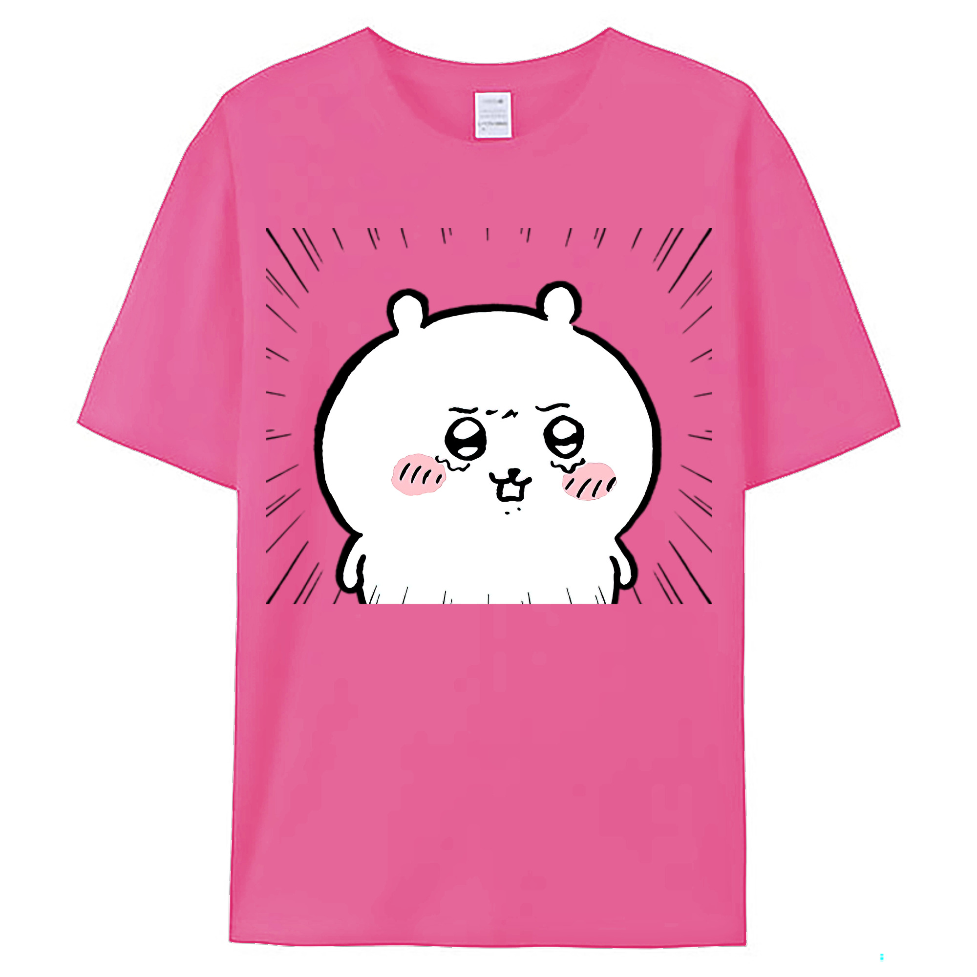 （画像用） ちいかわ ちいかわ Chii-kawa chiikawa レディースカジュアルプリントTシャツ（綿100％）